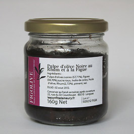 Pulpe d'Olive Noire au Rhum et à la Figue