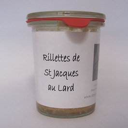 Rillettes de St Jacques au lard