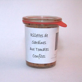 Rillettes de sardines aux tomates confites