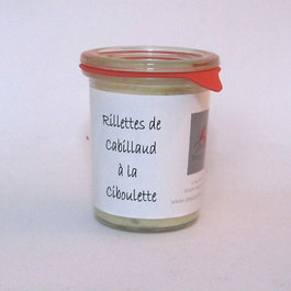 Rillettes de cabillaud &agrave; la ciboulette