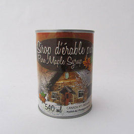 Boite sirop d'&eacute;rable