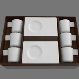 Coffret 6 tasses expresso